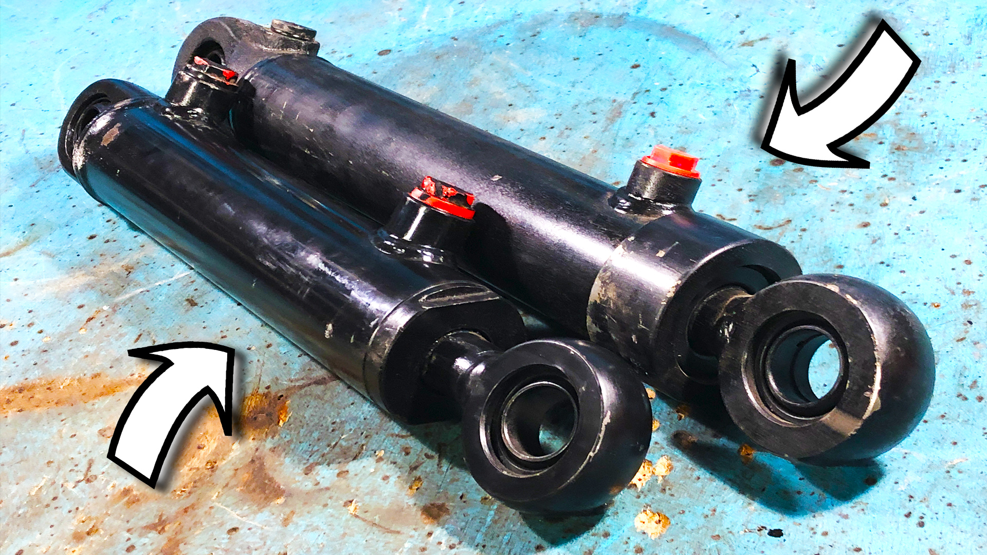 Гидроцилиндры с алиэкспресс для будущего проекта самодельного мини погрузчика смотреть онлайн