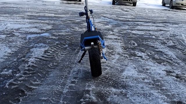 Электросамокат своими руками, новая резина,:))крылья в брак. смотреть онлайн