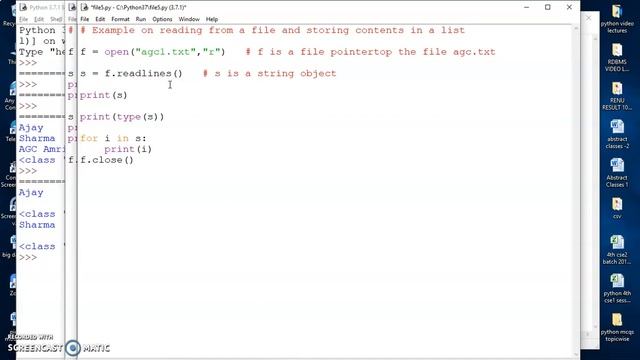 Python Programming 24 File handling in python-1 смотреть онлайн