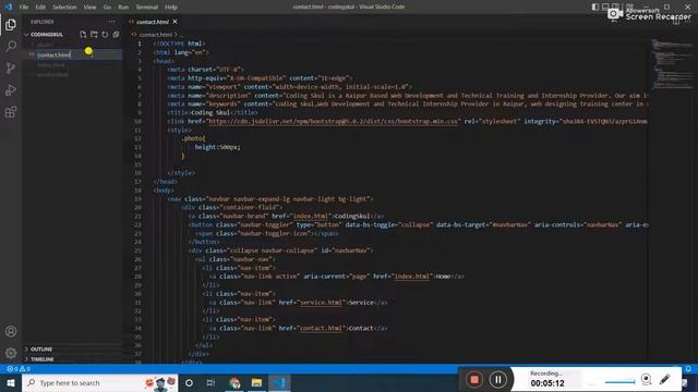 HTML to PHP Conversion, Common Menu Creation смотреть онлайн