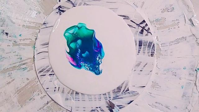 'Amira' Beautiful Bloom ~ New TLP Pigments #fluidart #acrylicpouring #tlp смотреть онлайн