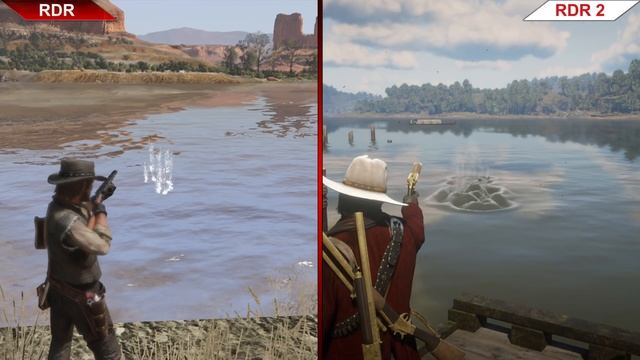 EVOLUTION OF RED DEAD REDEMPTION | RDR (Xbox 360) Vs. RDR 2 (PC-ULTRA)