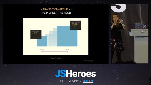 The Future of Web Animation - Sarah Drasner | JSHeroes 2019 смотреть онлайн