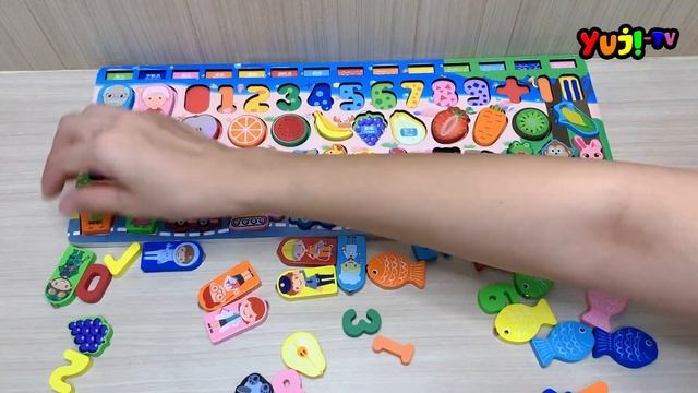 Fun and Educational Multifunction Puzzle Board for Kids | Yuji Tv смотреть онлайн