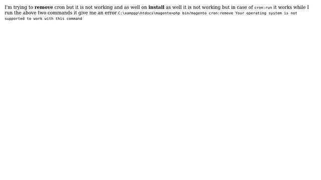 Magento: cron:remove and cron:install command is not working. Magento 2 смотреть онлайн