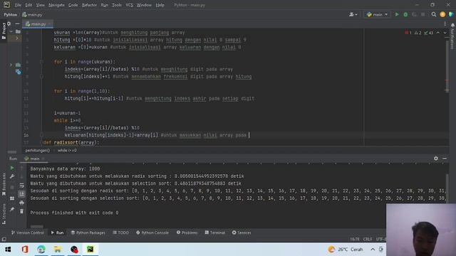 Radix sort dengan Python смотреть онлайн