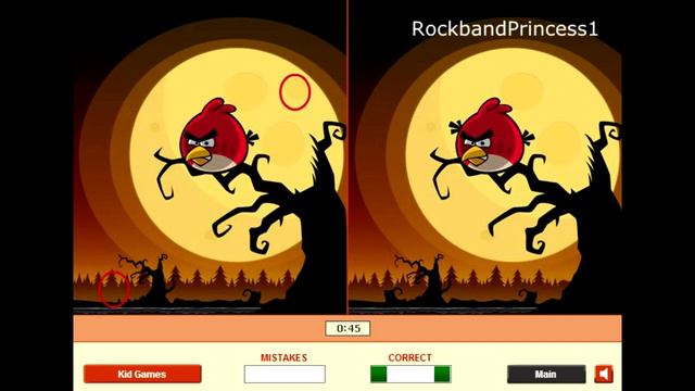 Angry Birds Online Games Angry Birds Hidden Differences Game смотреть онлайн
