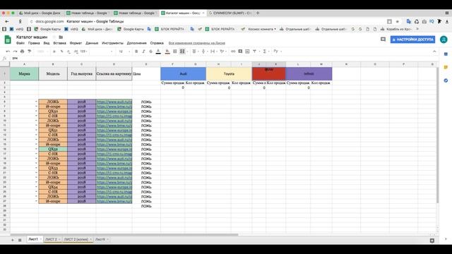 Функции СУММЕСЛИ SUMIF и СЧЁТЕСЛИ COUNTIF в Google Таблицах. ?Обучение Гугл Таблицам онлайн. смотреть онлайн
