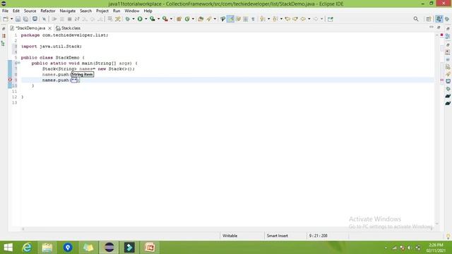 24.Stack in collection framework смотреть онлайн
