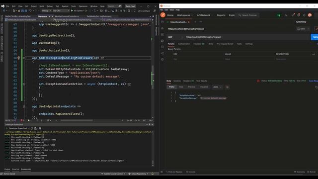 NET5 Exception Handling Middleware Nasıl Kullanılır? смотреть онлайн