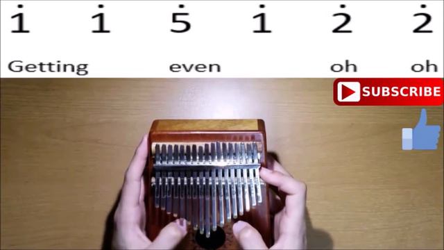 Girls Like You-Kalimba 17 Keys Cover-Easy Practice With Tab смотреть онлайн