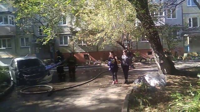 Сгорела машина во Владивостоке(1) смотреть онлайн