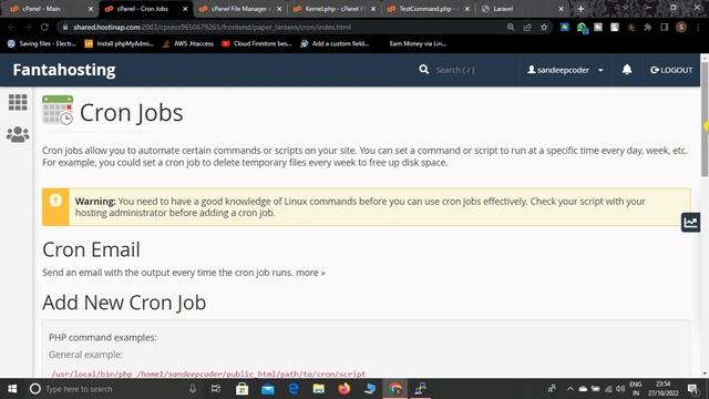 How to Run CRON Job on LIVE SERVER on Cpanel in Laravel Project - Laravel CRON JOB on Live Server смотреть онлайн