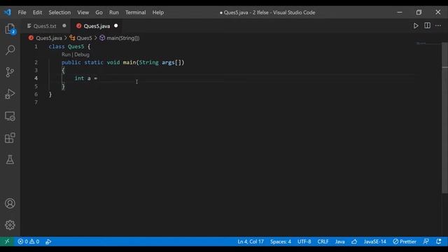WAP to check whether a number is multiple of 5 | Java | If else | Question 5 смотреть онлайн