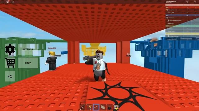 RED VS BLUE VS YELLOW VS GREEN BASE WARS! (Roblox Base Wars) смотреть онлайн