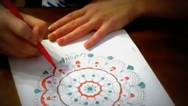 ASMR Anti Stress Coloring #1 Markers Mandala / АСМР Антистресс Раскраска #1 Фломастеры Мандала смотреть онлайн