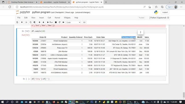 Sales data analysis with python pandas 3 смотреть онлайн
