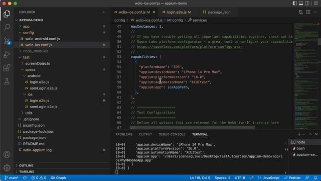? MOBILE Automation TESTING with APPIUM + WEBDRIVER.IO (IOS) смотреть онлайн