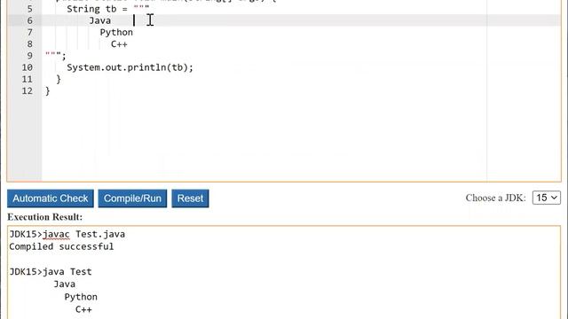 Java New Feature: Text Blocks смотреть онлайн