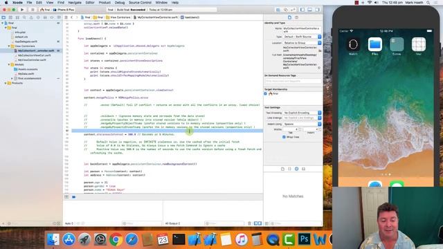 Swift 4: Core Data, Faulting, LightWeight Merging, Optimistic Locking and Merge Policies смотреть онлайн