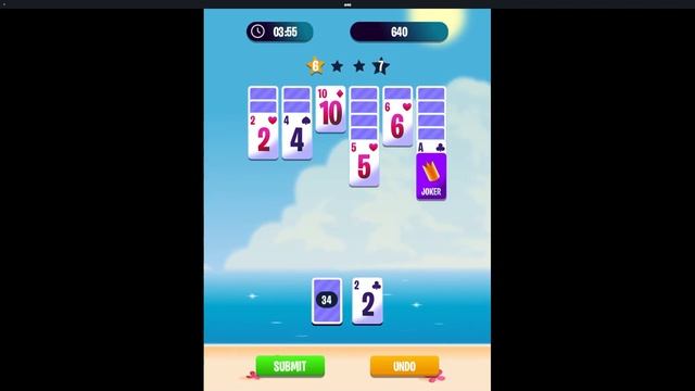 Sunshine Solitaire (Gamee) Score 3466 смотреть онлайн