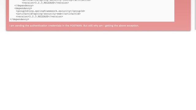 AuthenticationCredentialsNotFoundException: An Authentication object was not found in the Securi... смотреть онлайн