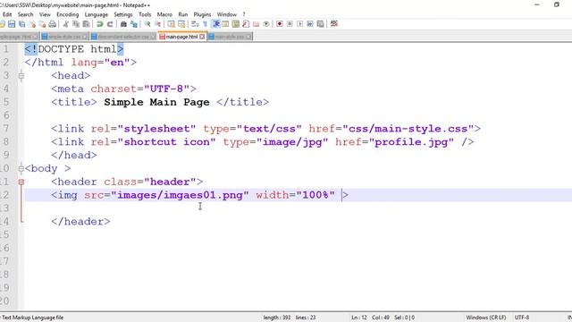 How fixed the problem with image header website in css and html смотреть онлайн