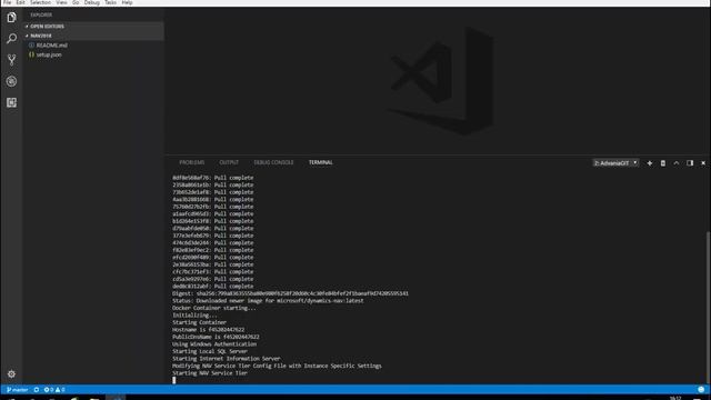 AdvaniaGIT - Start Our First Container With AdvainaGIT In Visual Studio Code смотреть онлайн