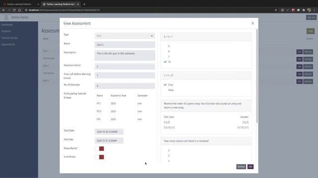 Wee Bing Chuan - Python Learning Platform смотреть онлайн