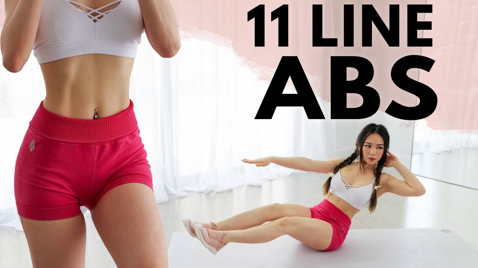 Chloe Ting - Abs Workout to Get 11 Line Abs 10 Min Hourglass Abs Workout At Home смотреть онлайн