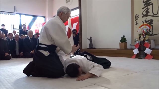6 Моритеру Уэсиба (досю). Новогодняя демонстрация айкидо (2019)