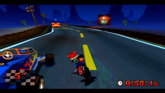 ВСЁ БЕГАЕМ И БЕГАЕМ - Прохождение Crash Bandicoot: Warped - Часть 9 смотреть онлайн