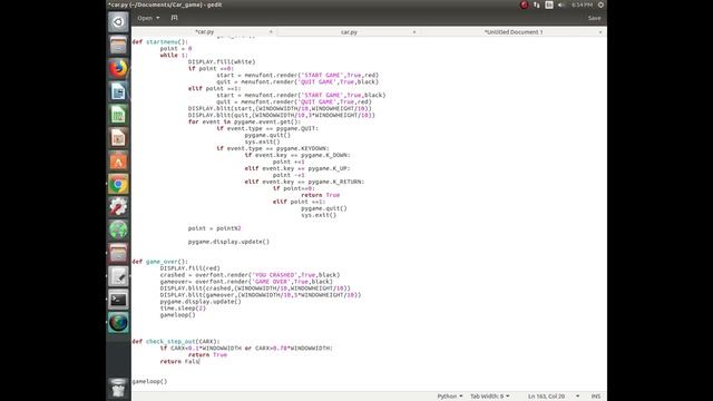 Python Game Development with Pygame 09 - How to make a game over screen and a crash animation смотреть онлайн