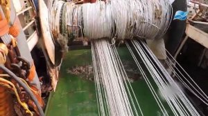 Промысловый лов сельди разноглубинным тралом Атлантика-1340 в Баренцевом море