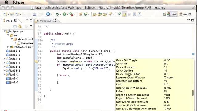 Eclipse Tips and Tricks for Beginners Tutorial смотреть онлайн