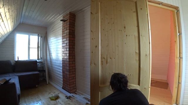 Обзор и установка двери массив хвоя из (леруамерлен). смотреть онлайн