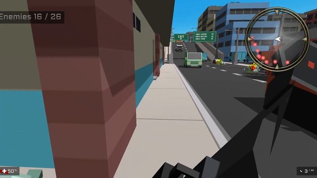 Майнкрафтовидные Зомби ☻ Square Head Zombies 2 смотреть онлайн