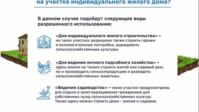 В каких случаях следует менять вид разрешенного использования земельного участка и как это сделать? смотреть онлайн