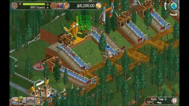 Roller Coaster Tycoon Classic - Karts and Coasters смотреть онлайн