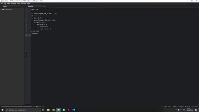Minitutorial: Ejecutar Python desde Atom смотреть онлайн