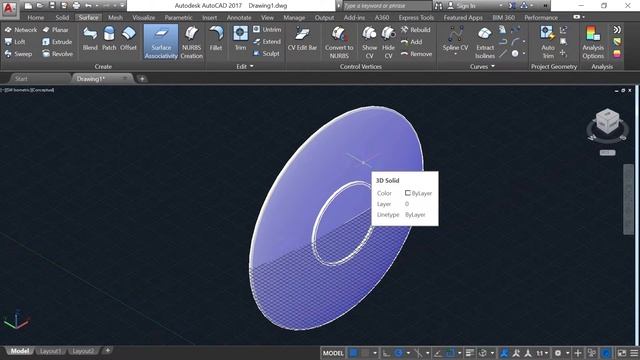 How to make 3D model in Autocad - PLATE смотреть онлайн