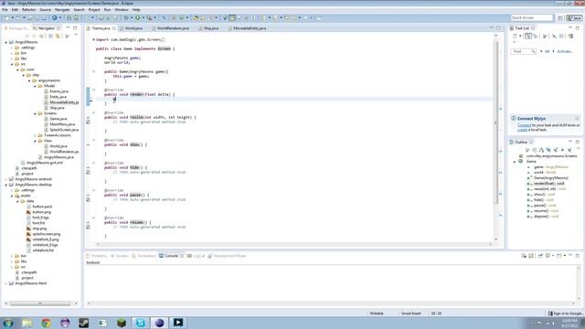Creating a Game in Java - Episode 6: Rendering our Ship смотреть онлайн