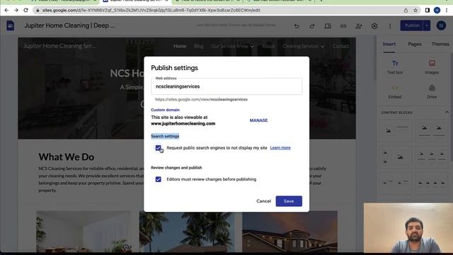 How to remove noindex meta tag from Google Sites (Urdu/Hindi) смотреть онлайн