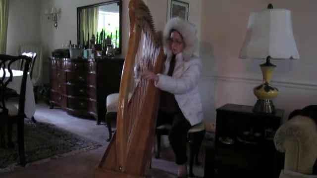 Snowflakes Falling - A Winter Song on Harp смотреть онлайн