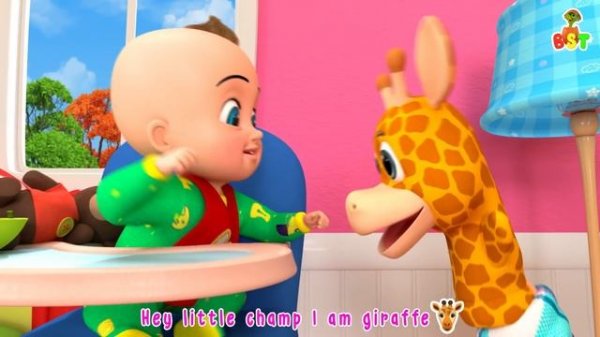 Making Baby Eat Food  - BillionSurpriseToys Nursery Rhymes, Kids Songs