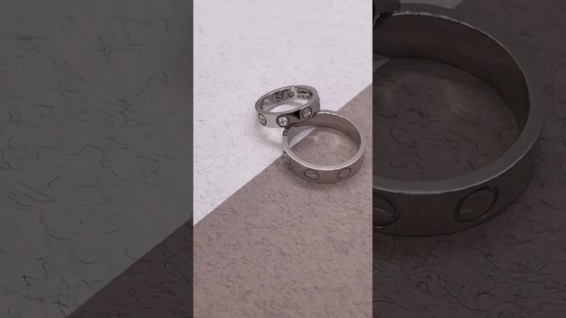 Обручальные кольца в стилистике Cartier смотреть онлайн