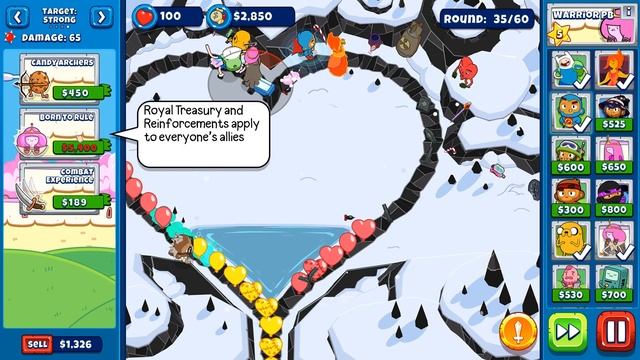 [4K] Bloons Adventure Time TD - Ice Kingdom : Black Heart (Extreme) смотреть онлайн