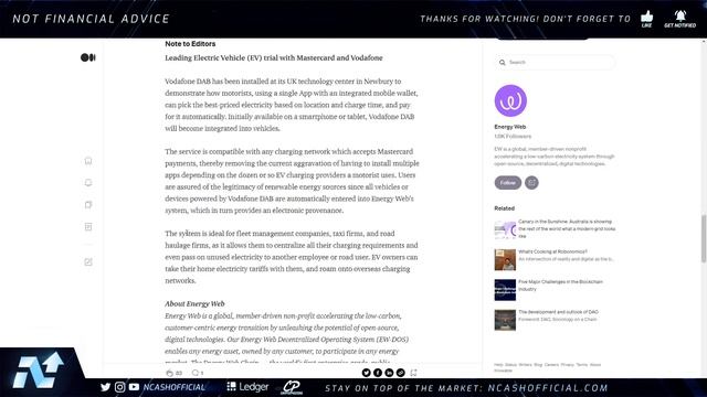 ENERGY WEB TOKEN (EWT) - IS THIS REALLY A 100X OPPORTUNITY!? смотреть онлайн