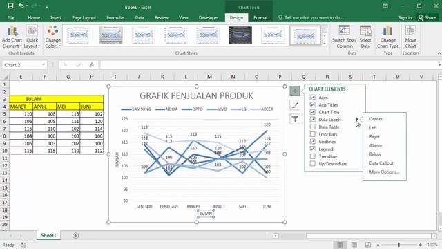 mengenal elemen grafik pada excel 2016 смотреть онлайн