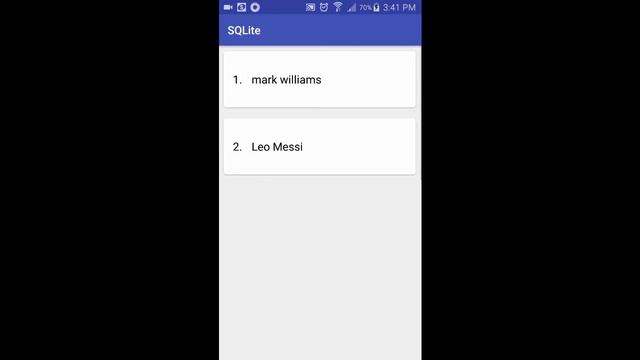 Android SQLite Database Tutorial - Add, Update and Delete Record смотреть онлайн